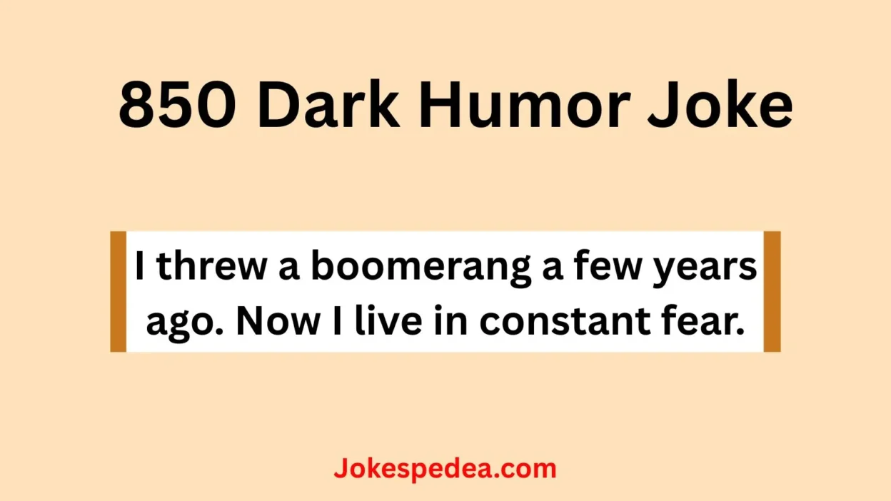Dark Humor Joke