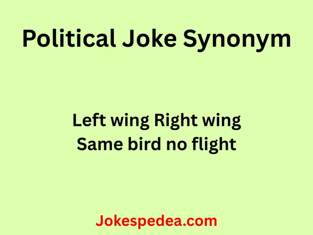 Political Joke Synonym