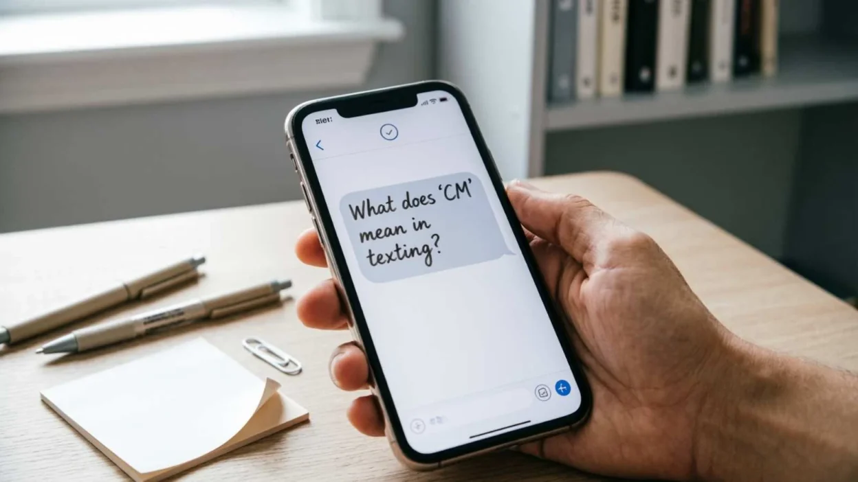 What Does CM Mean in Texting